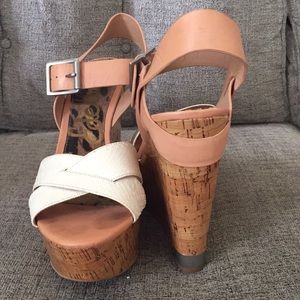 Sam Edelman Cork Wedges